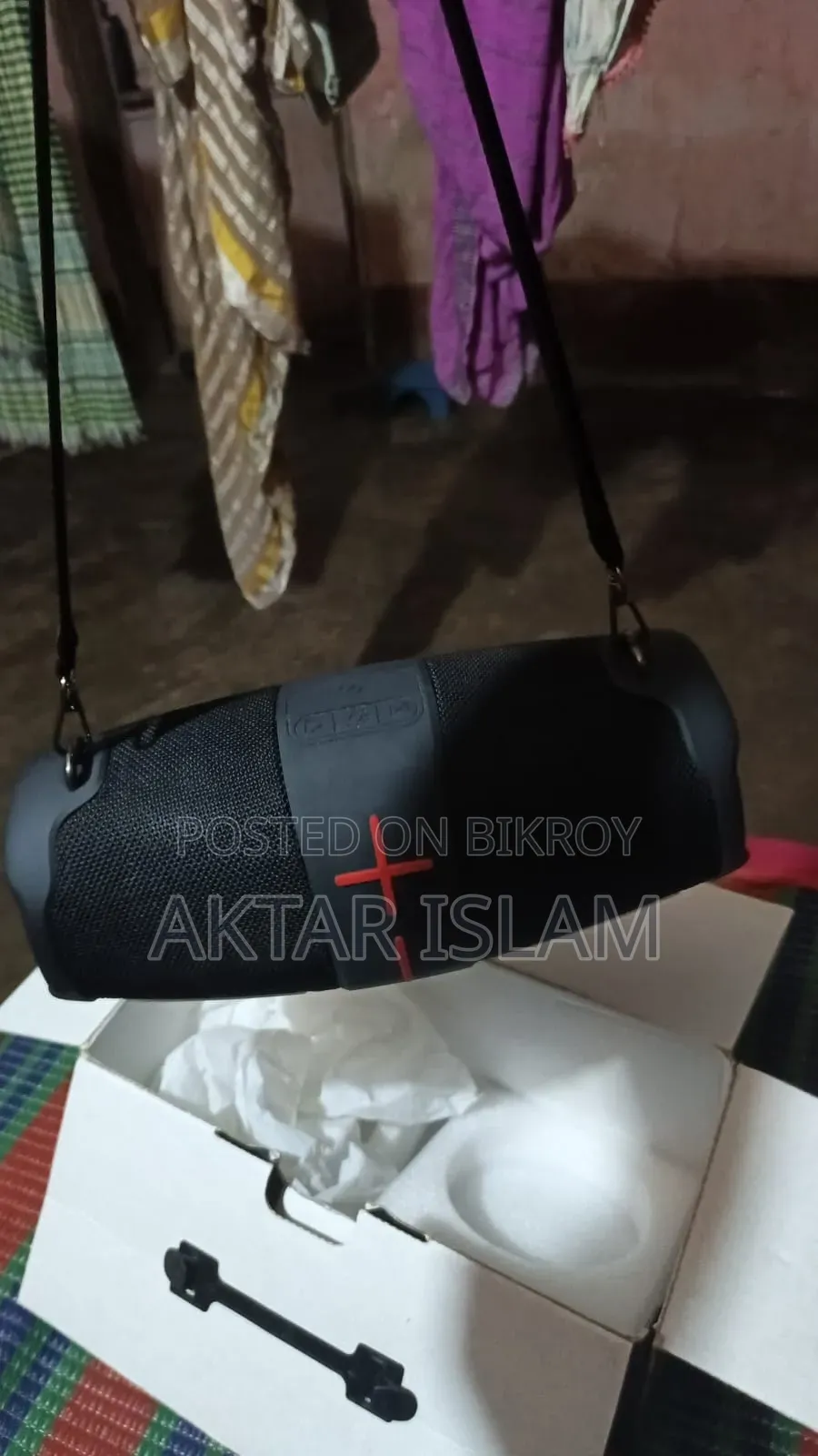JBL সাউন্ড বক্স 7 দিন হয়েছে কেনা