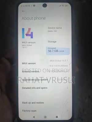 শাওমি মি ১০ ১২৮ জিবি গ্রে