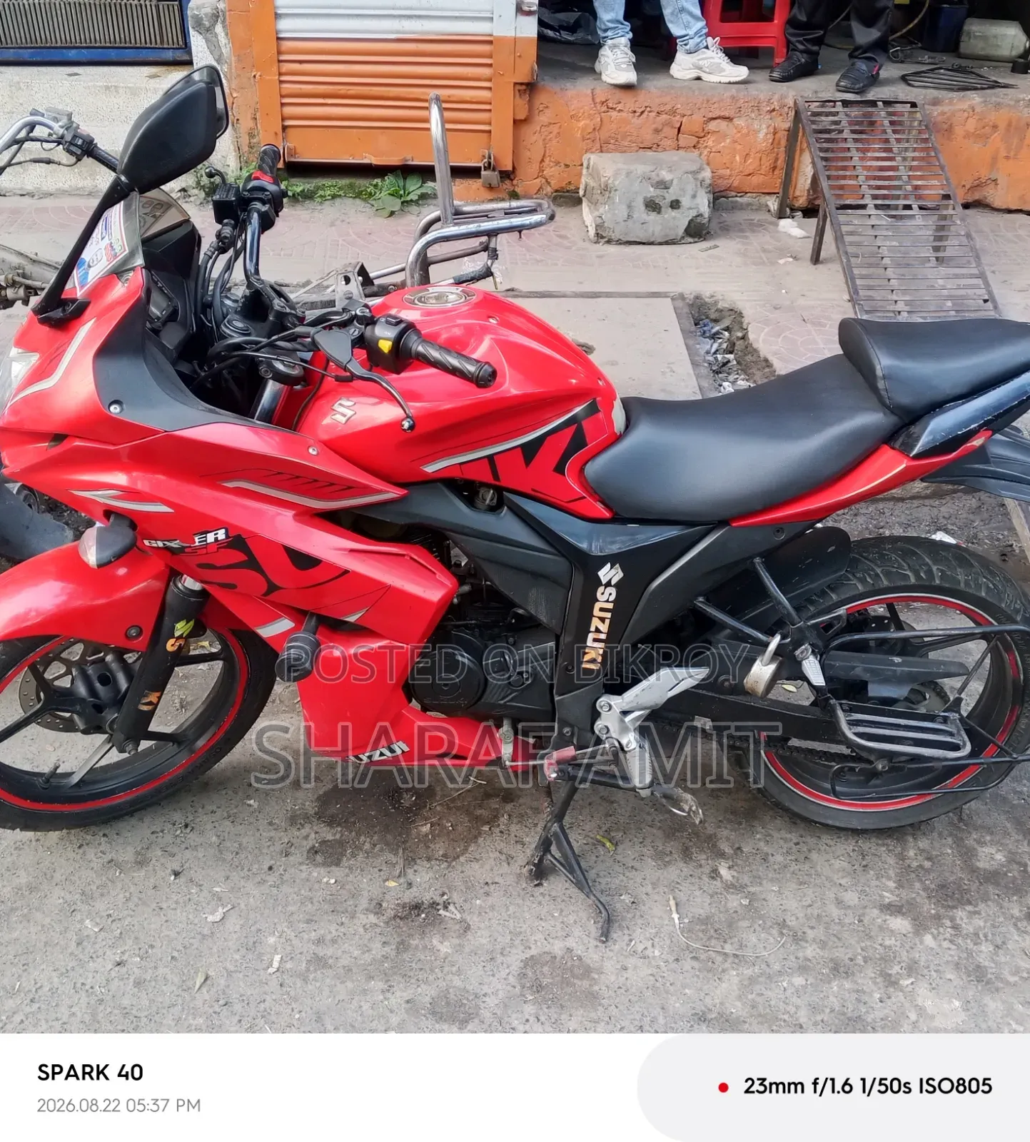 Suzuki Gixxer SF 2017 Red