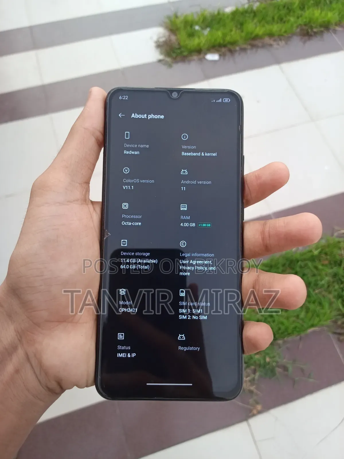 Oppo A16 64 GB Black
