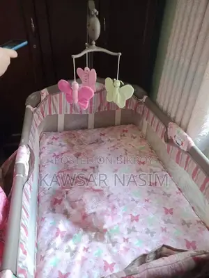 Pink Baby Cot