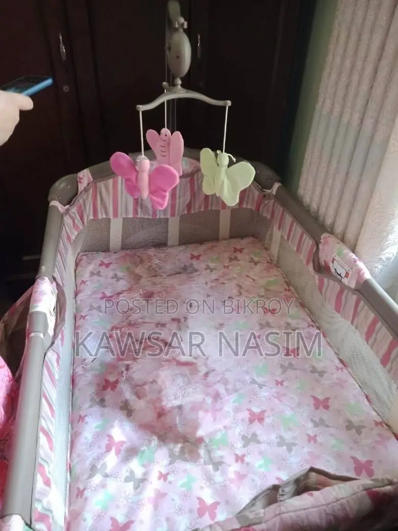 Pink Baby Cot
