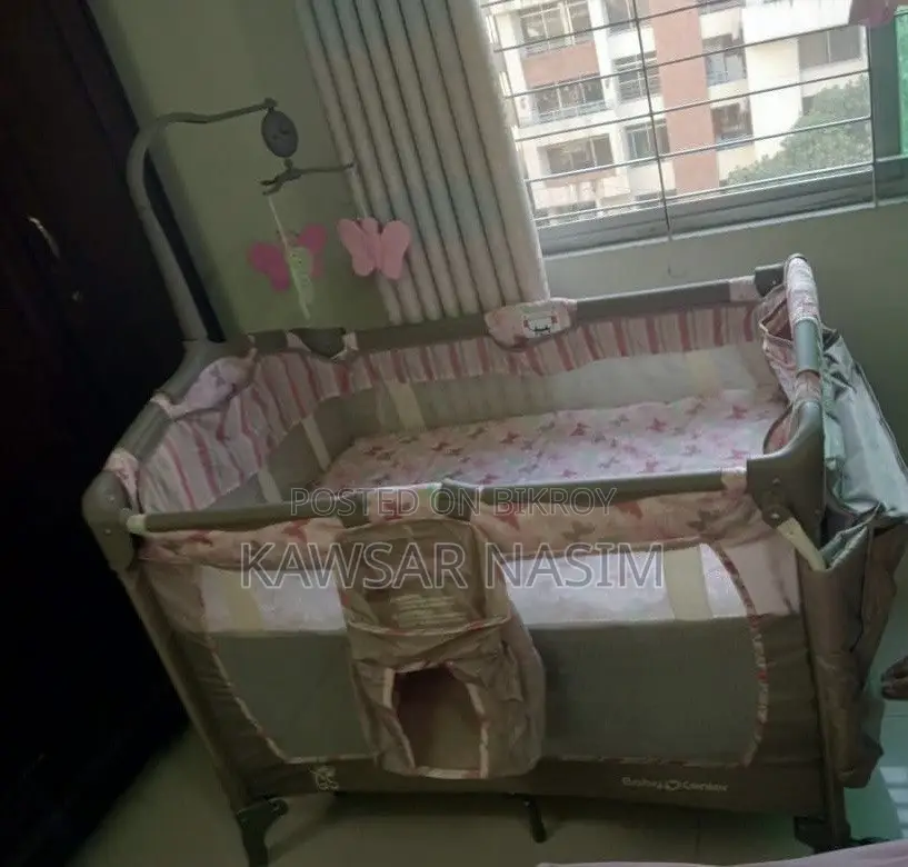 Pink Baby Cot