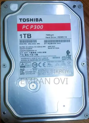 Tosiba 1TB Hard Disk