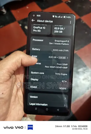 ওয়ানপ্লাস ১০ প্রো ২৫৬ জিবি