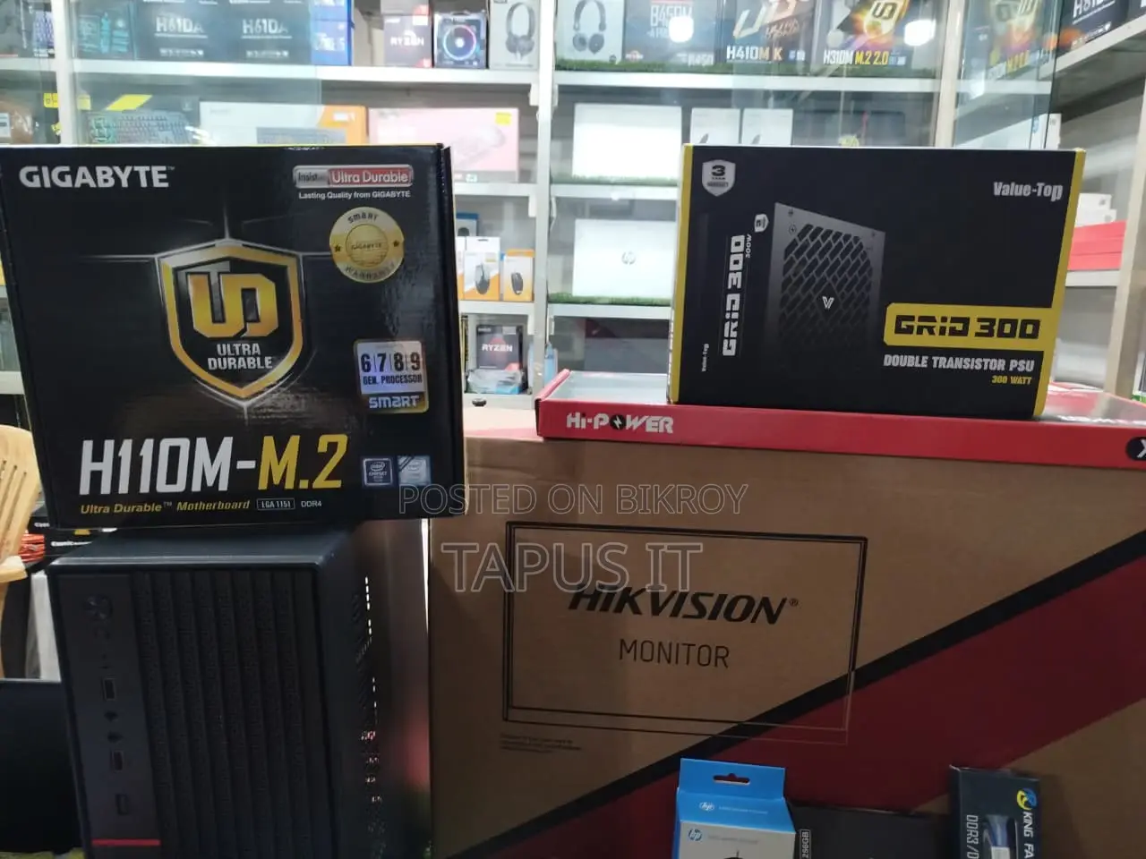 New Desktop Computer Gigabyte 8GB Intel Core I5 SSD 256GB