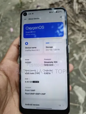 OnePlus Nord CE 5G 128 GB Black