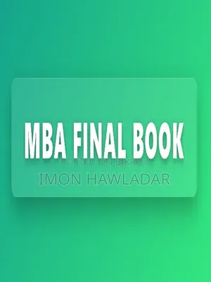 মাত্র ৫৫০টাকা এমবিএ ফাইনাল ব্যতিক্রম ৩ খন্ডের, নতুনের মতো