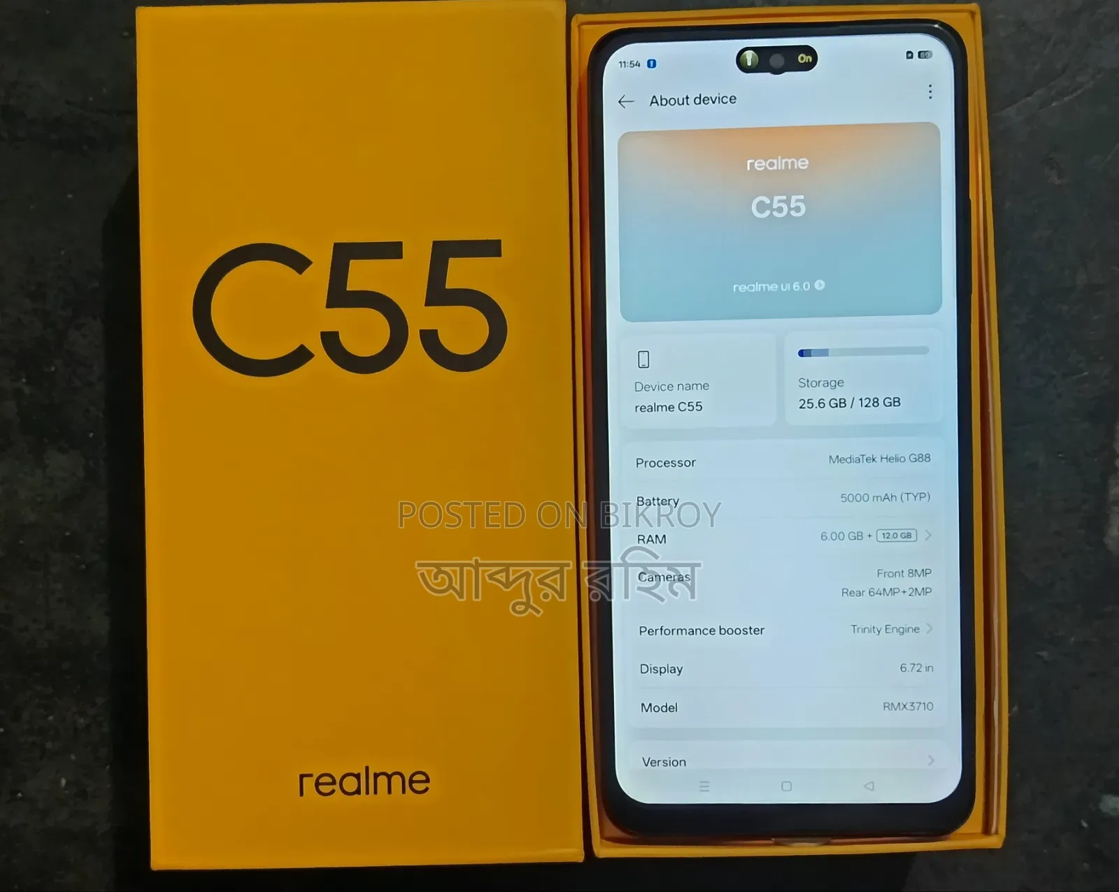 Realme C55 128 GB Black