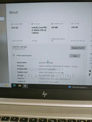 Laptop HP EliteBook 840 G6 8GB Intel Core I5 SSD 256GB