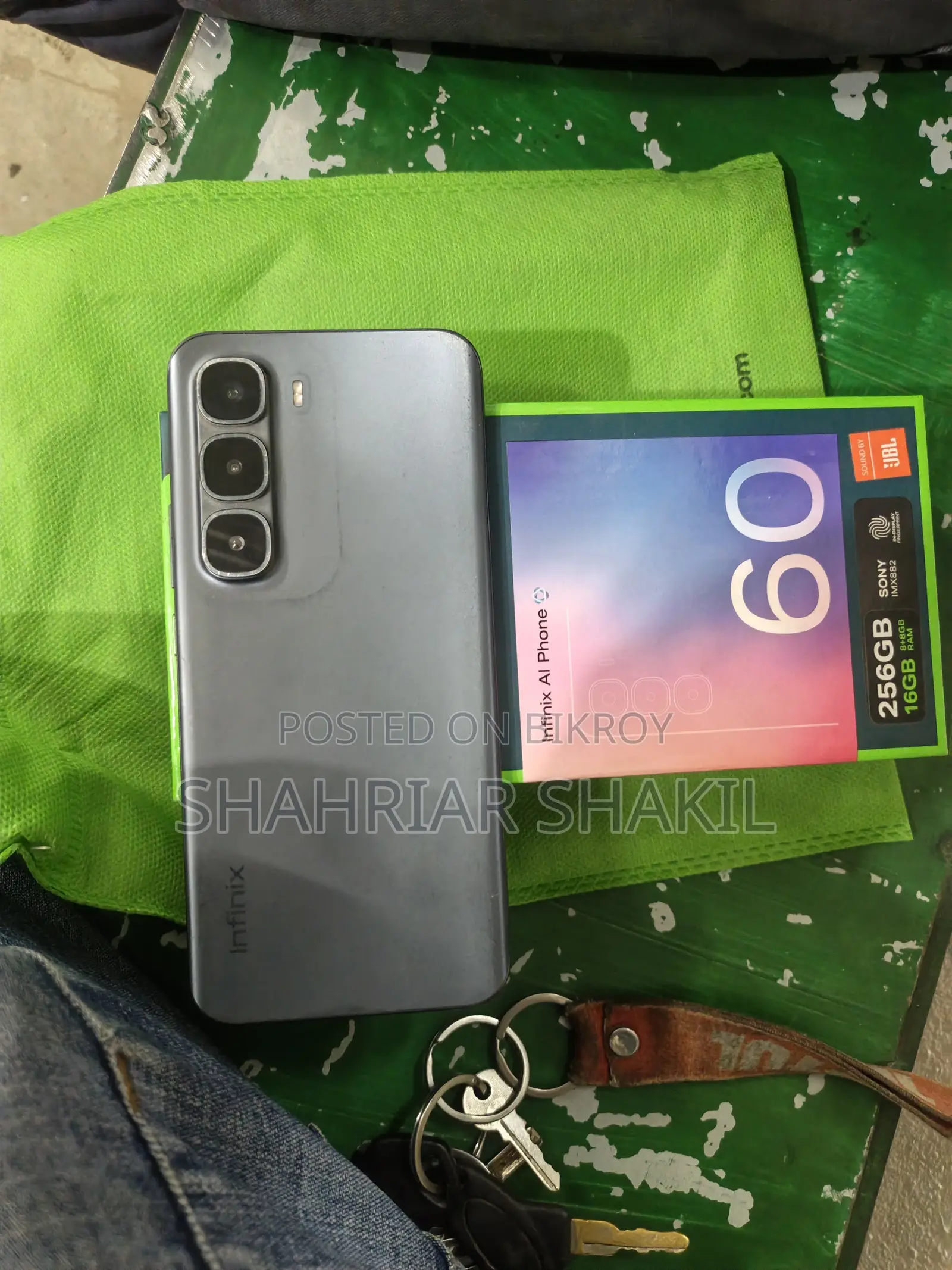 ইনফিনিক্স হট ৬০ প্রো+ ২৫৬ জিবি ব্ল্যাক
