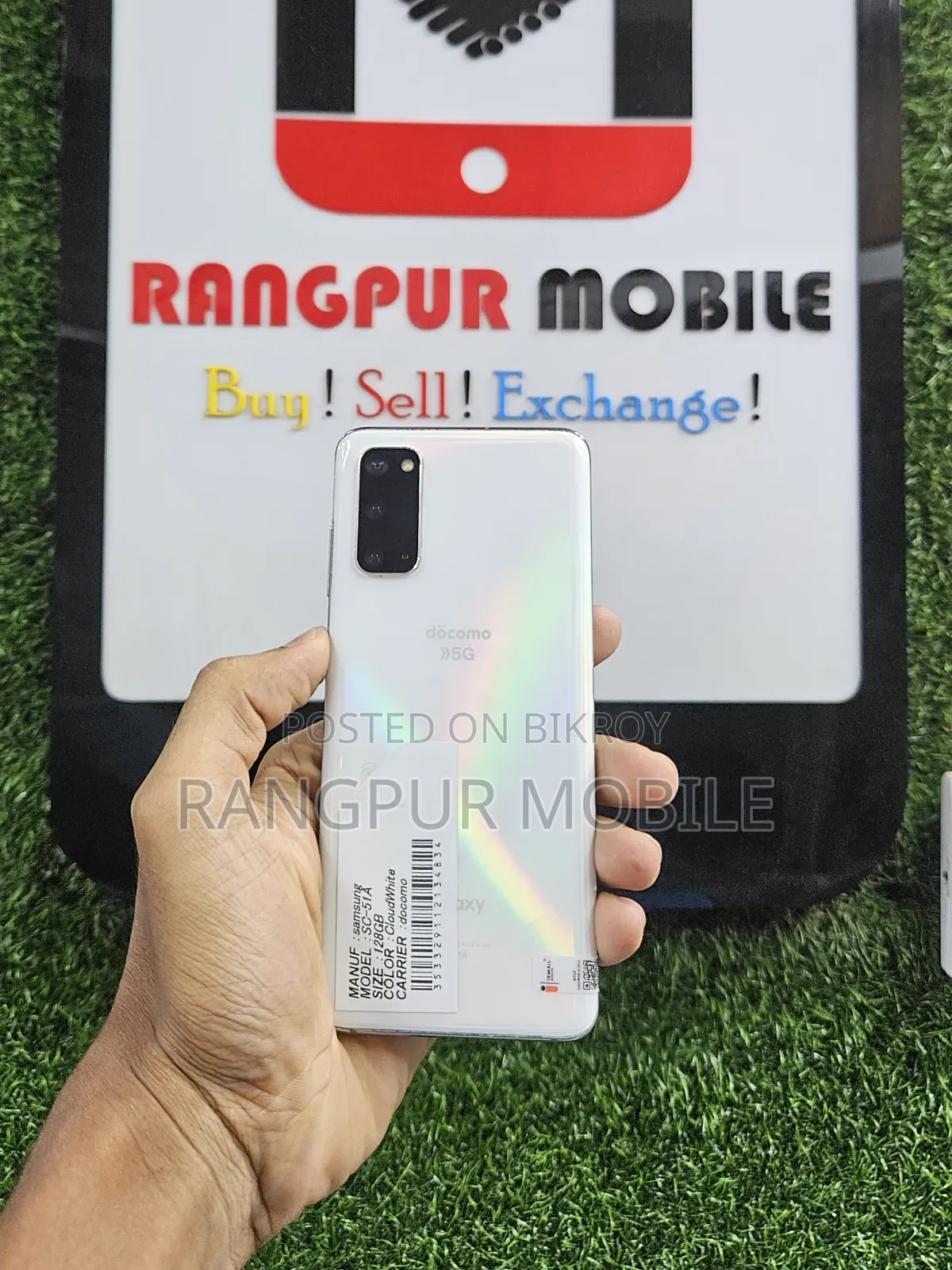 Samsung Galaxy S20 128 GB White