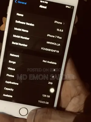 অ্যাপল আইফোন ৭ প্লাস ১২৮ জিবি রোজ গোল্ড
