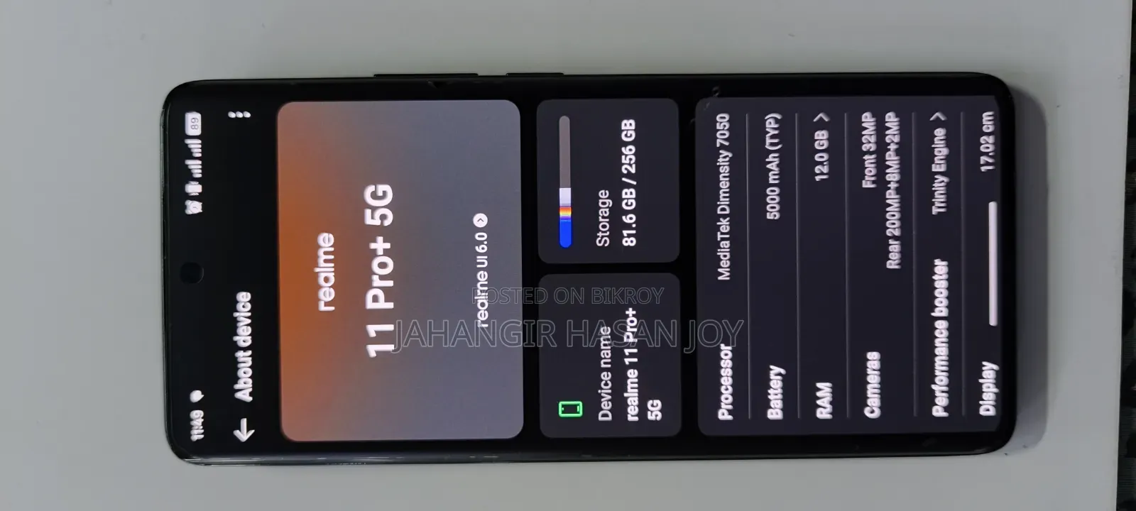 Realme 11 Pro+ 256 GB Black
