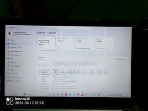 ল্যাপটপ ফুজিতসু লাইফবুক ইউ৭৭২ ৪জিবি ইন্টেল কোর আই৫ এসএসডি ১২৮জিবি