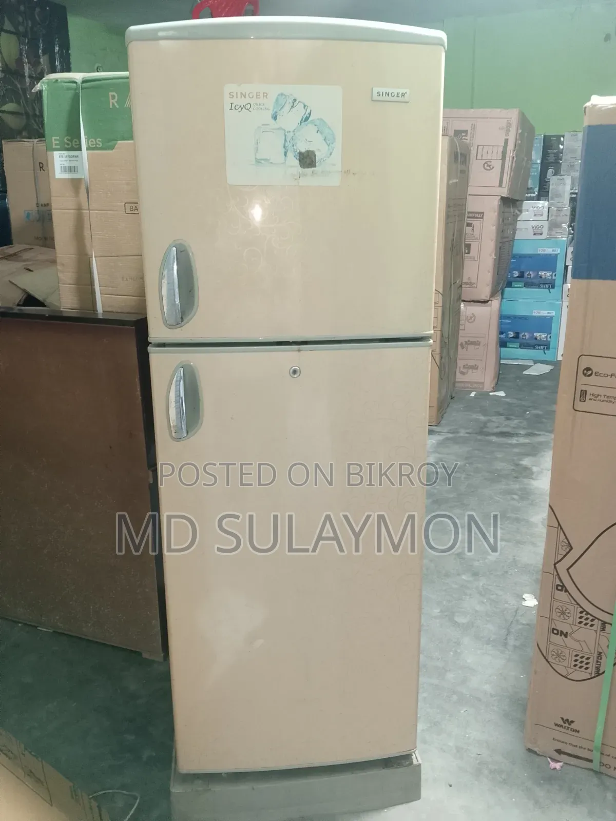 This refrigerator will be sold