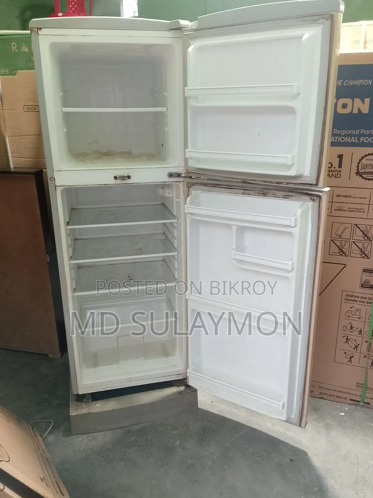 This refrigerator will be sold