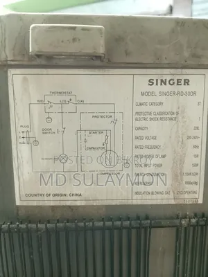 This refrigerator will be sold