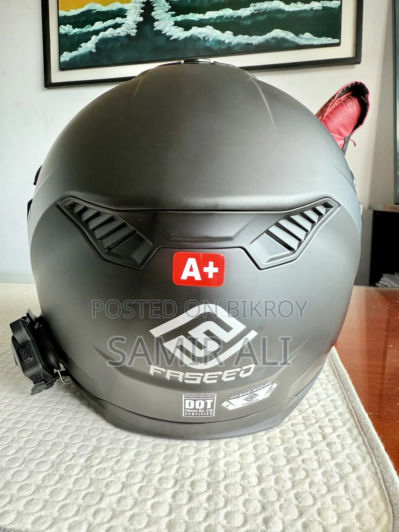 FASEED FS X-600 180° Modular Helmet Matt Black | Size: L