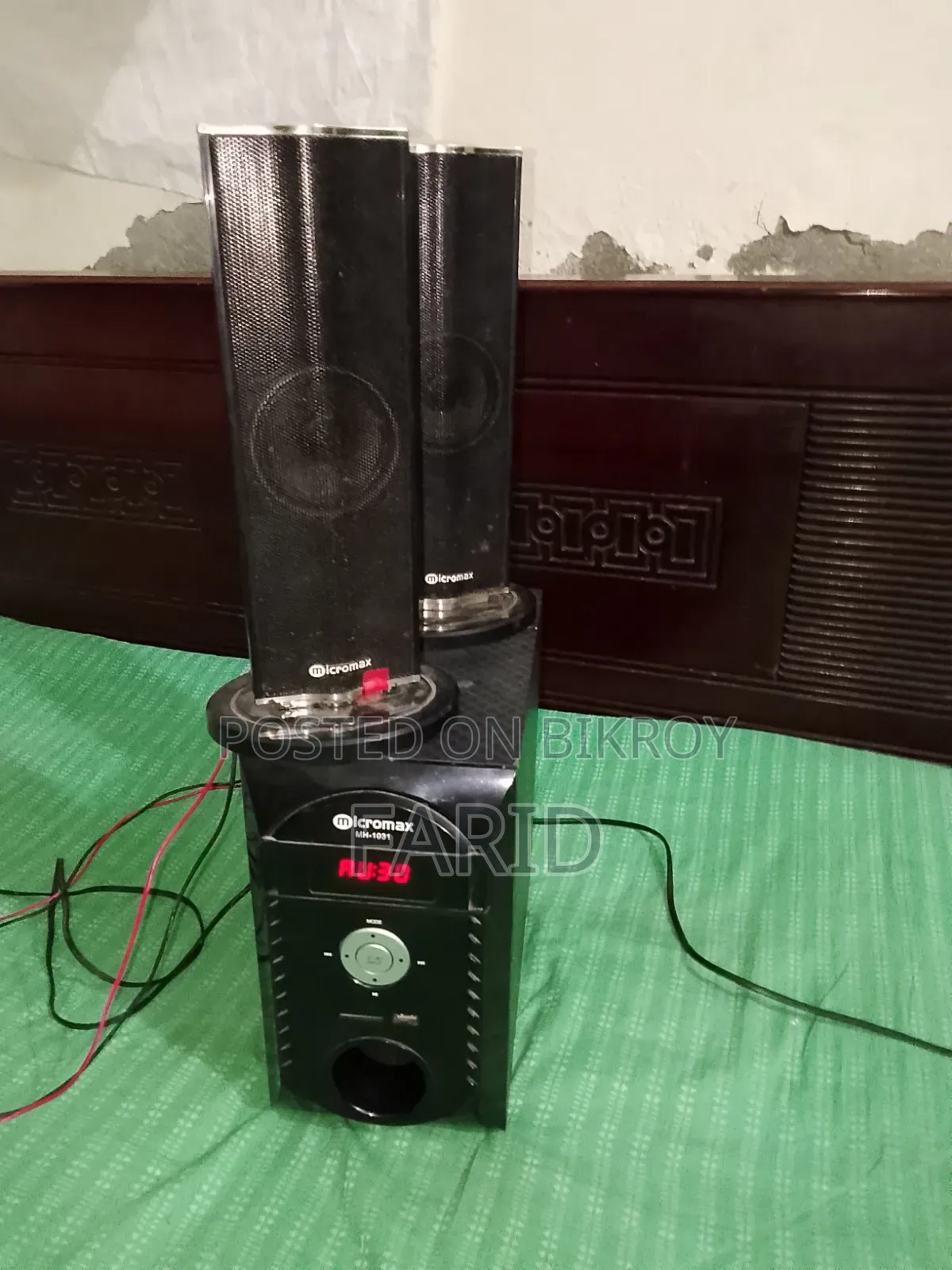 Micromax MH-1031 2.1 Home Theatre and 2 Tower Speaker LED Display