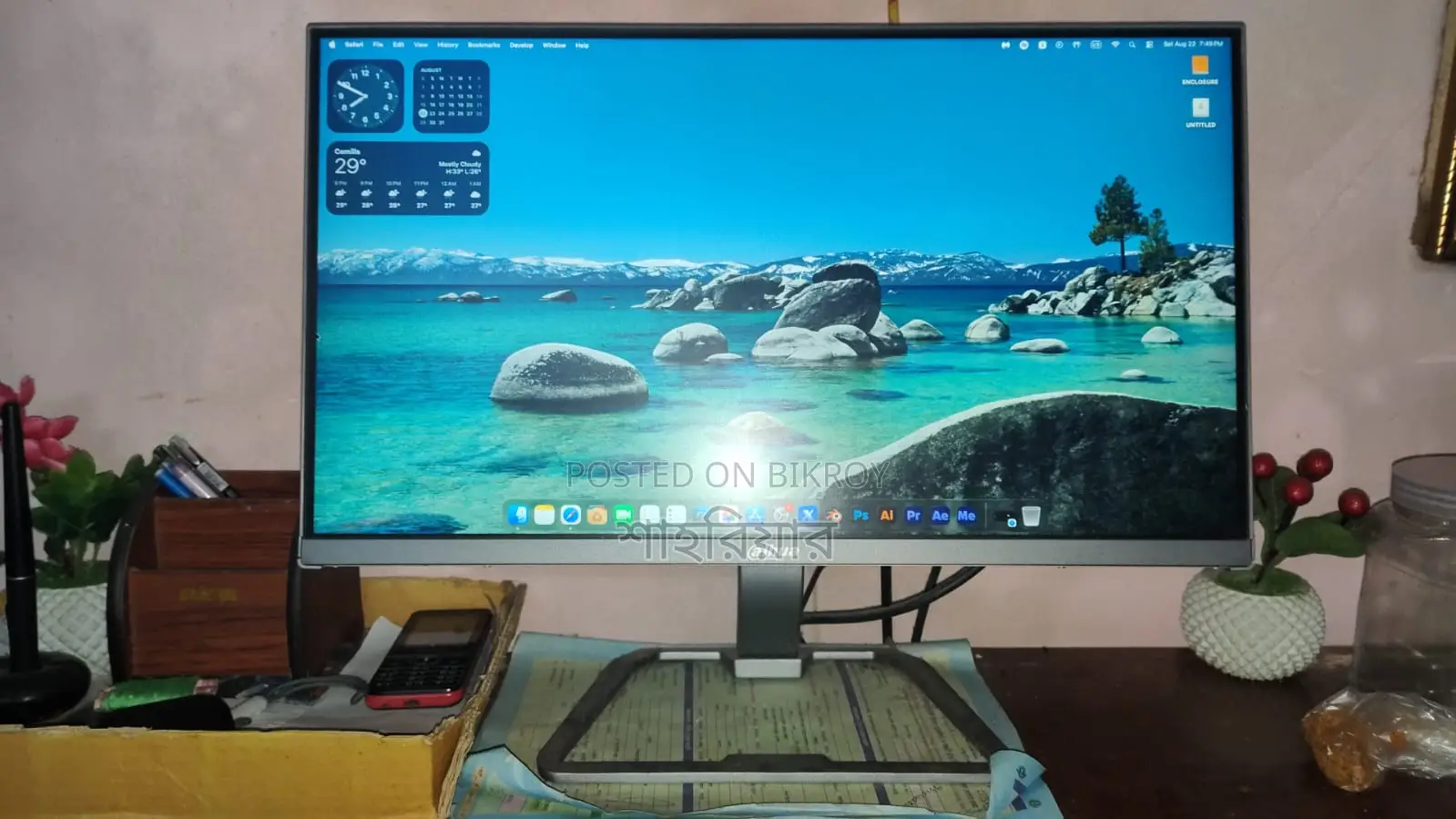 Dahua C201pl FHD, Borderless, IPS, Low Blue Light, Wide Angle 178 De,