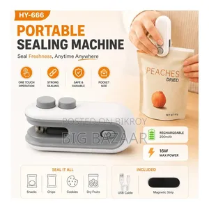 HY-666 Rechargeable Portable Sealing Machine