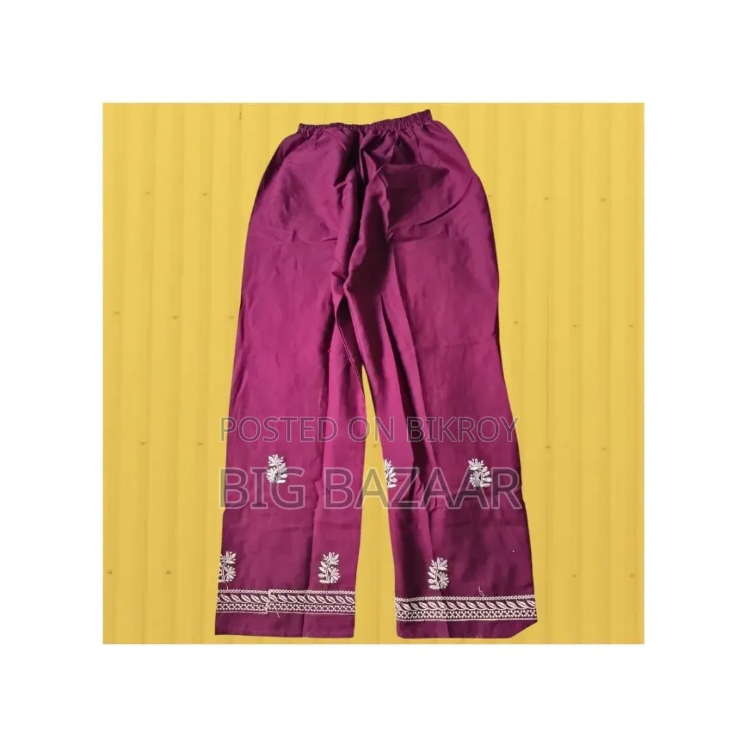Pure Cotton Floral Embroidered 2-Piece Set