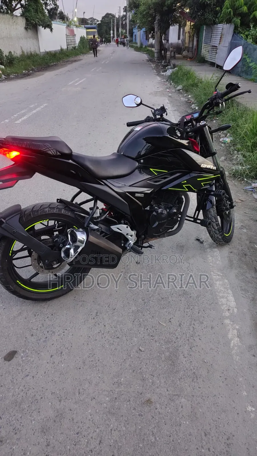 Suzuki Gixxer 2024 Black