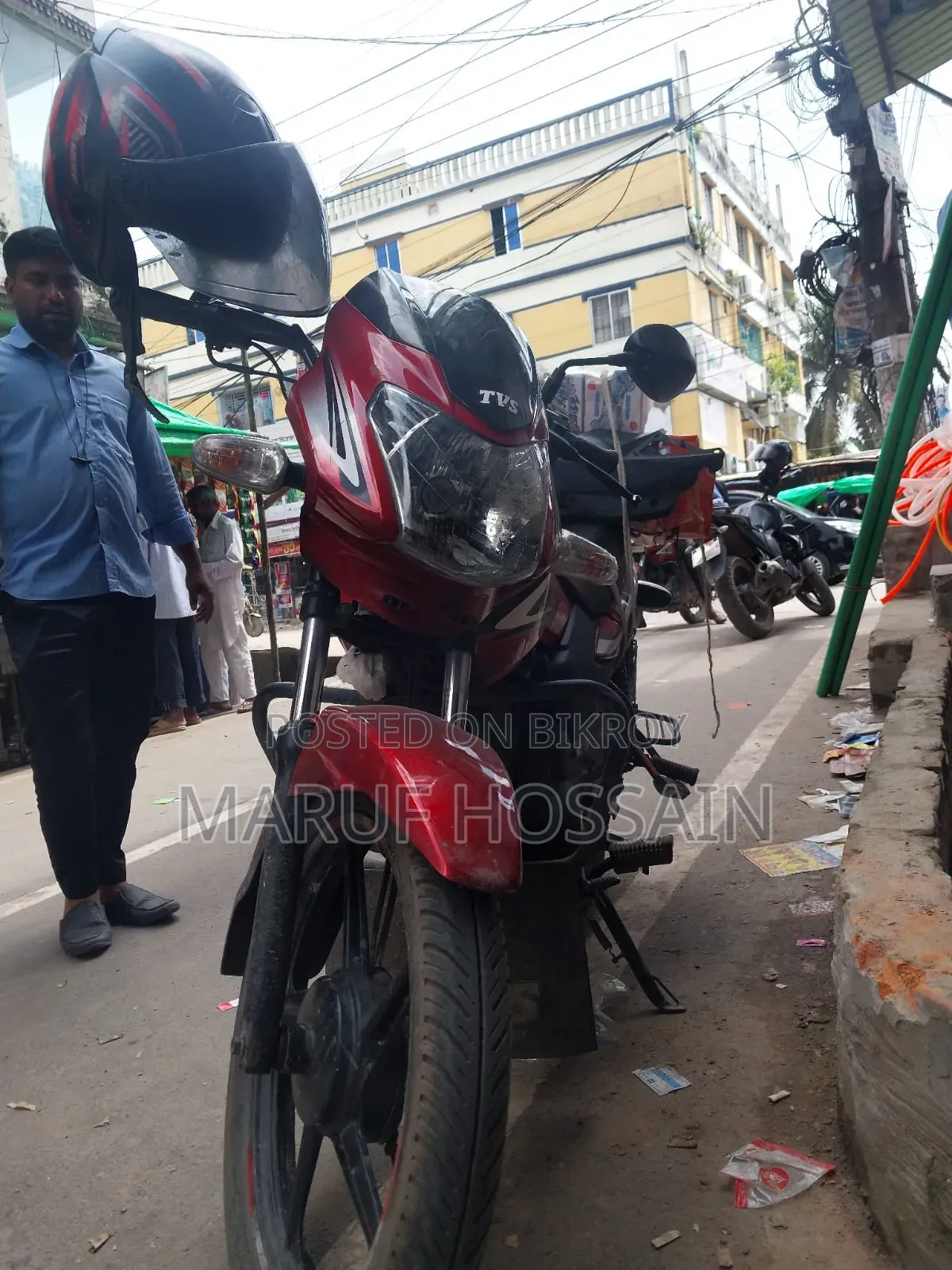 টিভিএস মেট্রো ২০২১ লাল