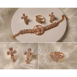 Rose Gold Crystal Elegance Jewelry Set