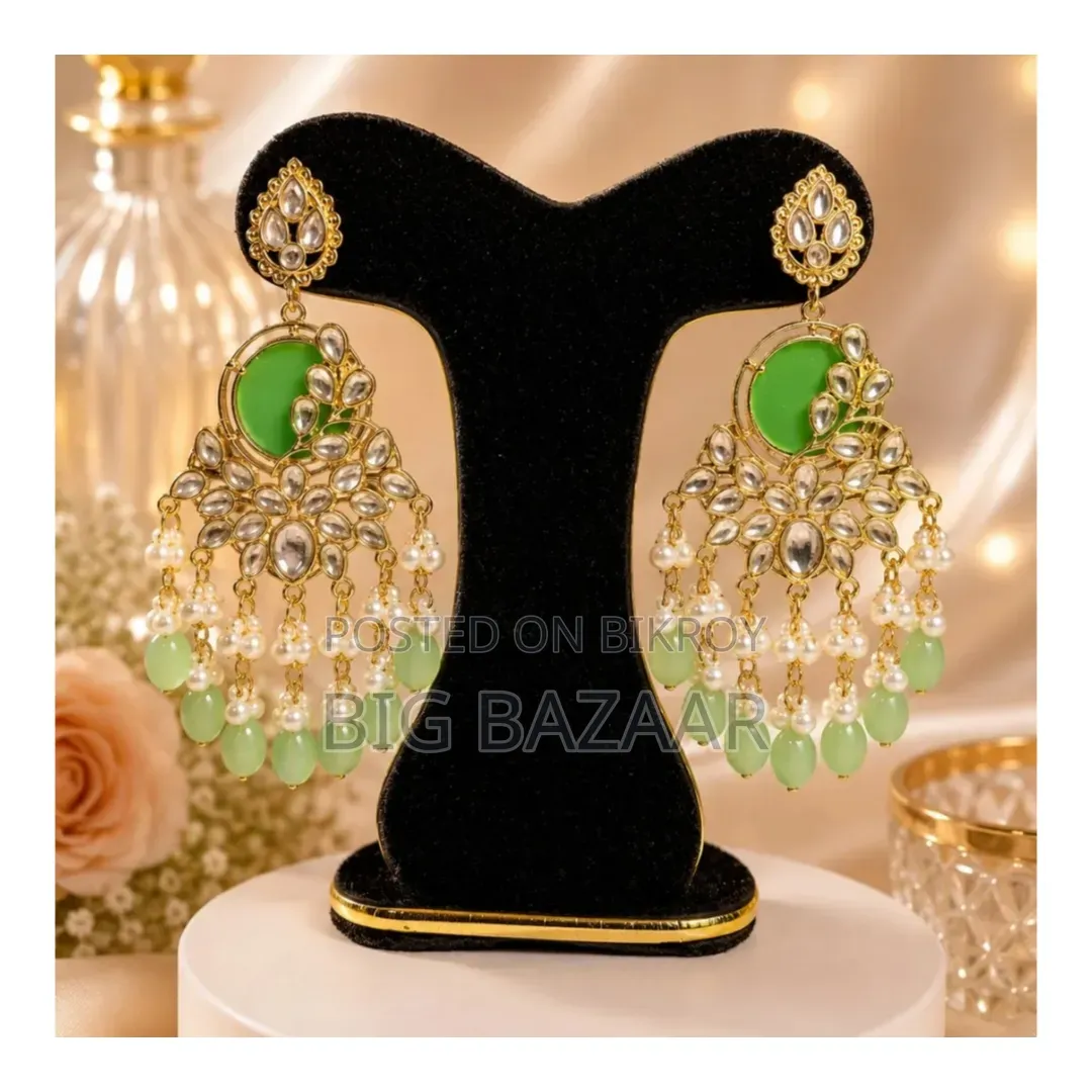রয়েল কুন্দন পার্ল চান্দবালি ইয়াররিংস