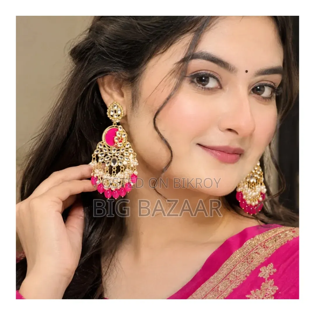 রয়েল কুন্দন পার্ল চান্দবালি ইয়াররিংস