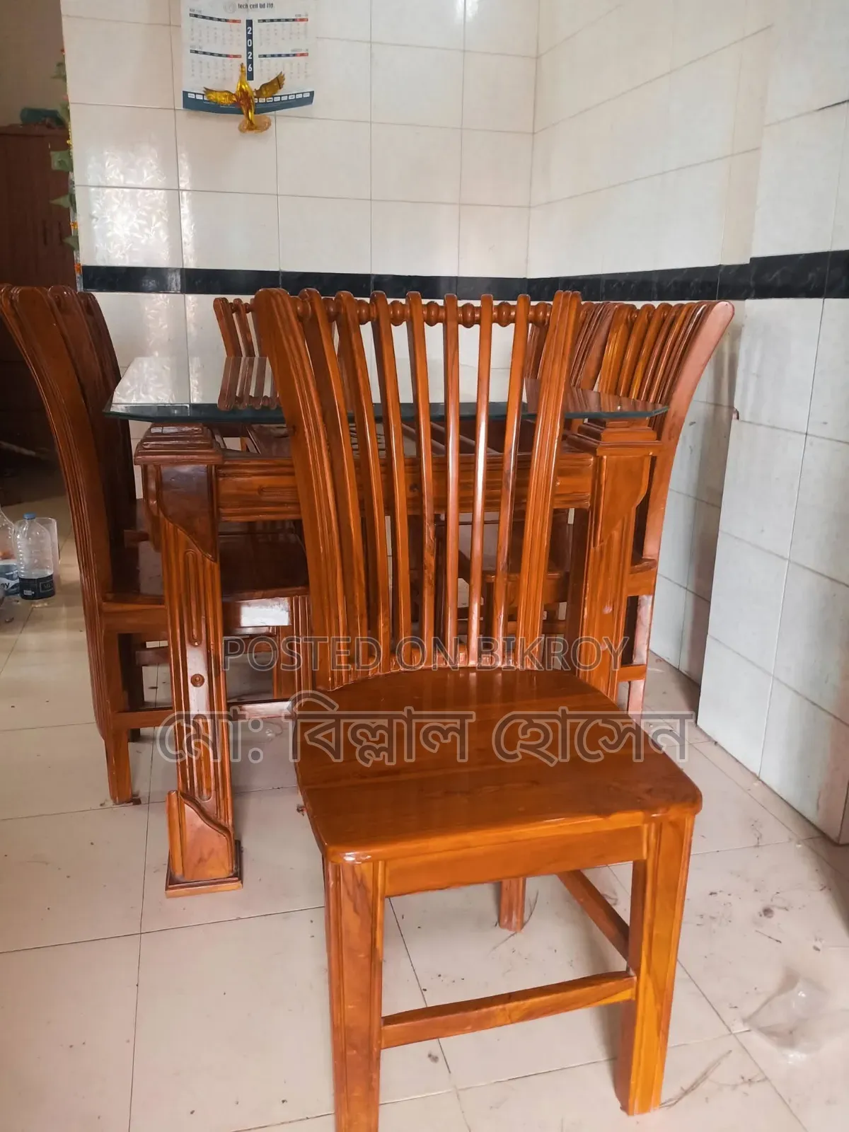 ডাইনিং টেবিল চেয়ার ৬টি