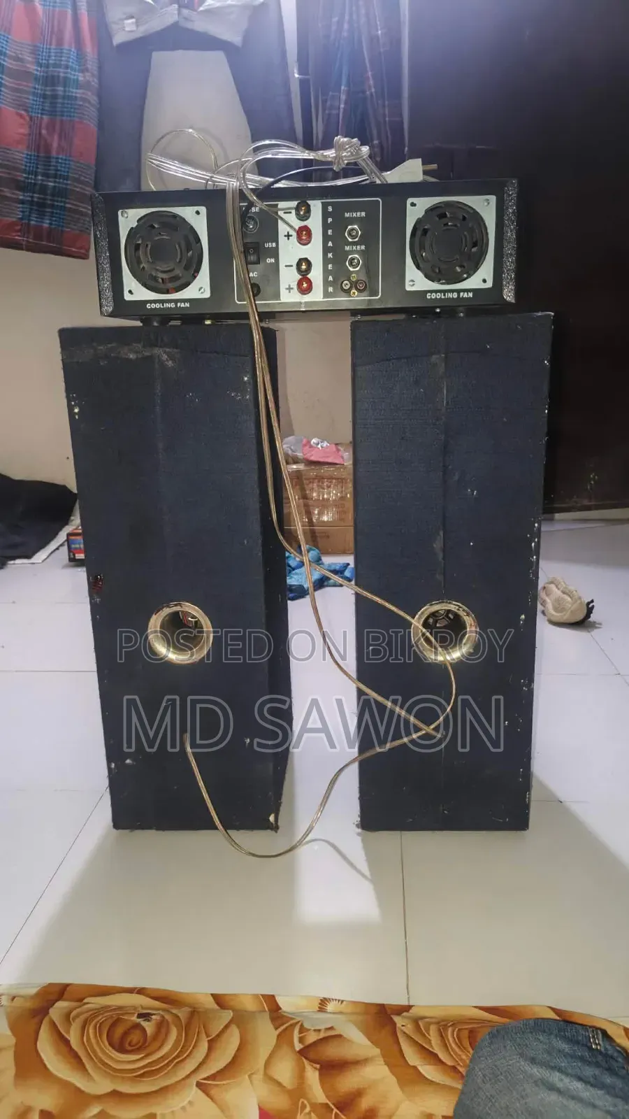 Delta Audio P-8001 সাউন্ড সিস্টেম – ২টি স্পিকারসহ বিক্রি হবে