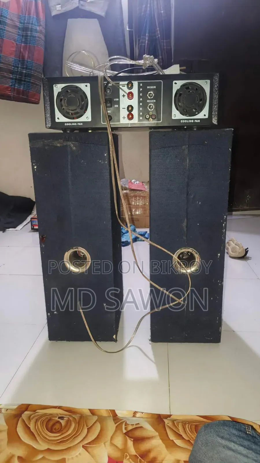 Delta Audio P-8001 সাউন্ড সিস্টেম – ২টি স্পিকারসহ বিক্রি হবে