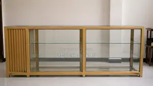 Thai Aluminum Showcase for Sale at Low Price (with Cash Drawer)