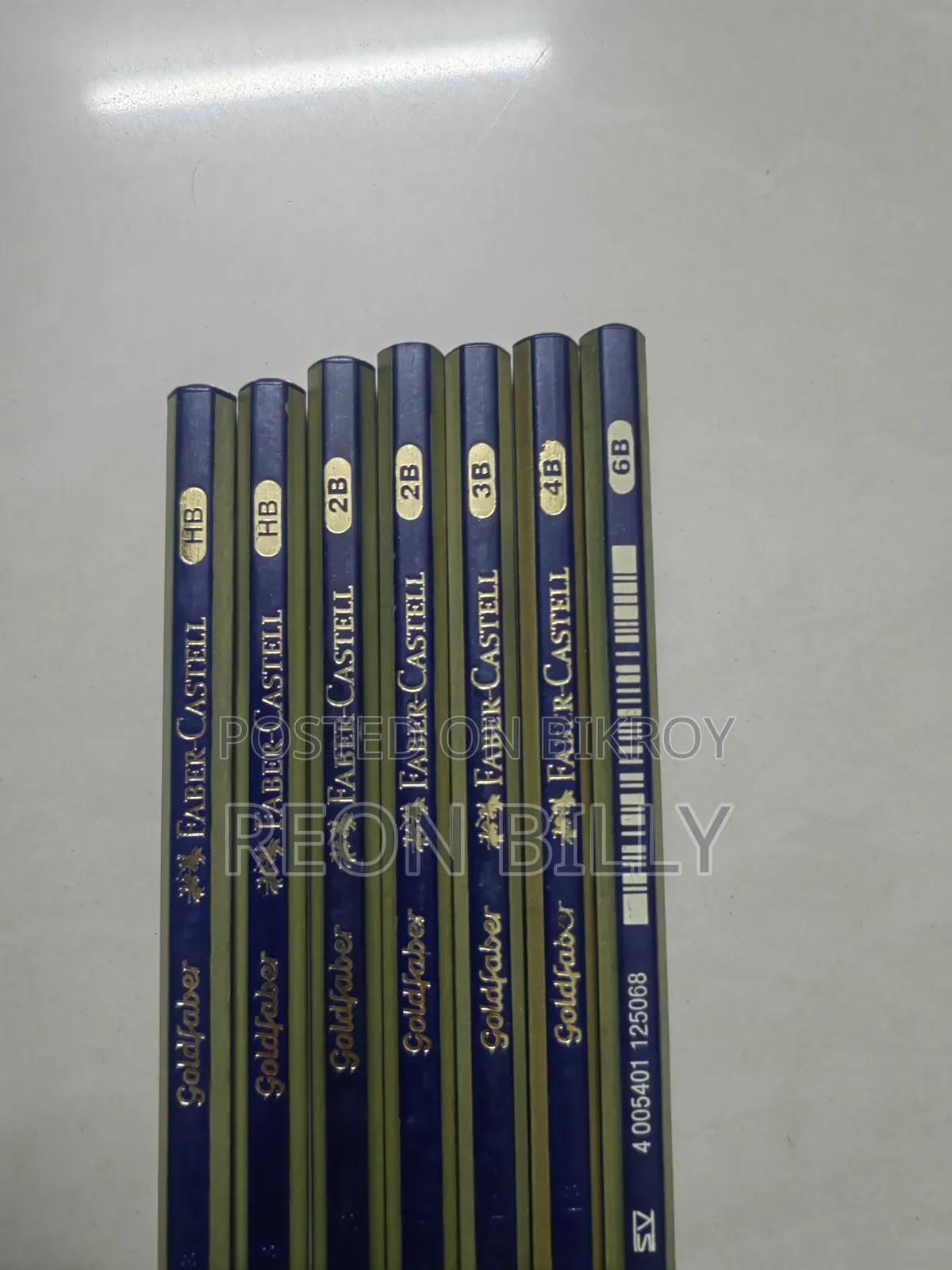 7 Gold Faber 2x HB, 2x 2B, 3B, 4B, 6B