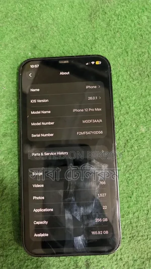 অ্যাপল আইফোন ১২ প্রো ম্যাক্স ২৫৬ জিবি গ্রে