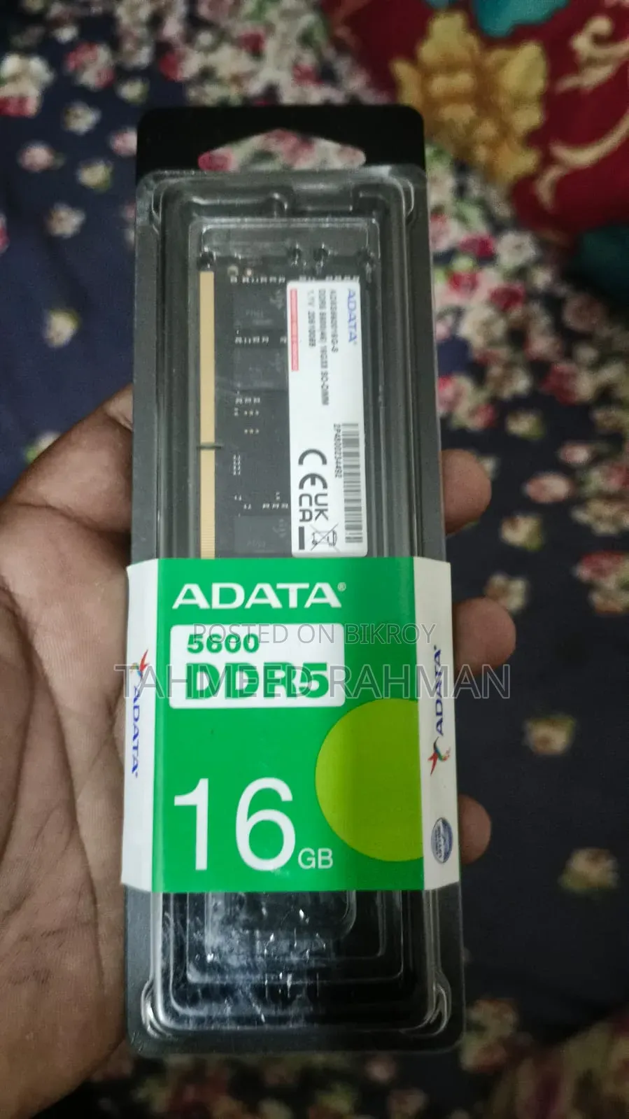 DDR5 16GB RAM 5600MHz Full New