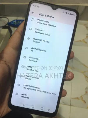 Realme Narzo 50A Prime 128 GB Black