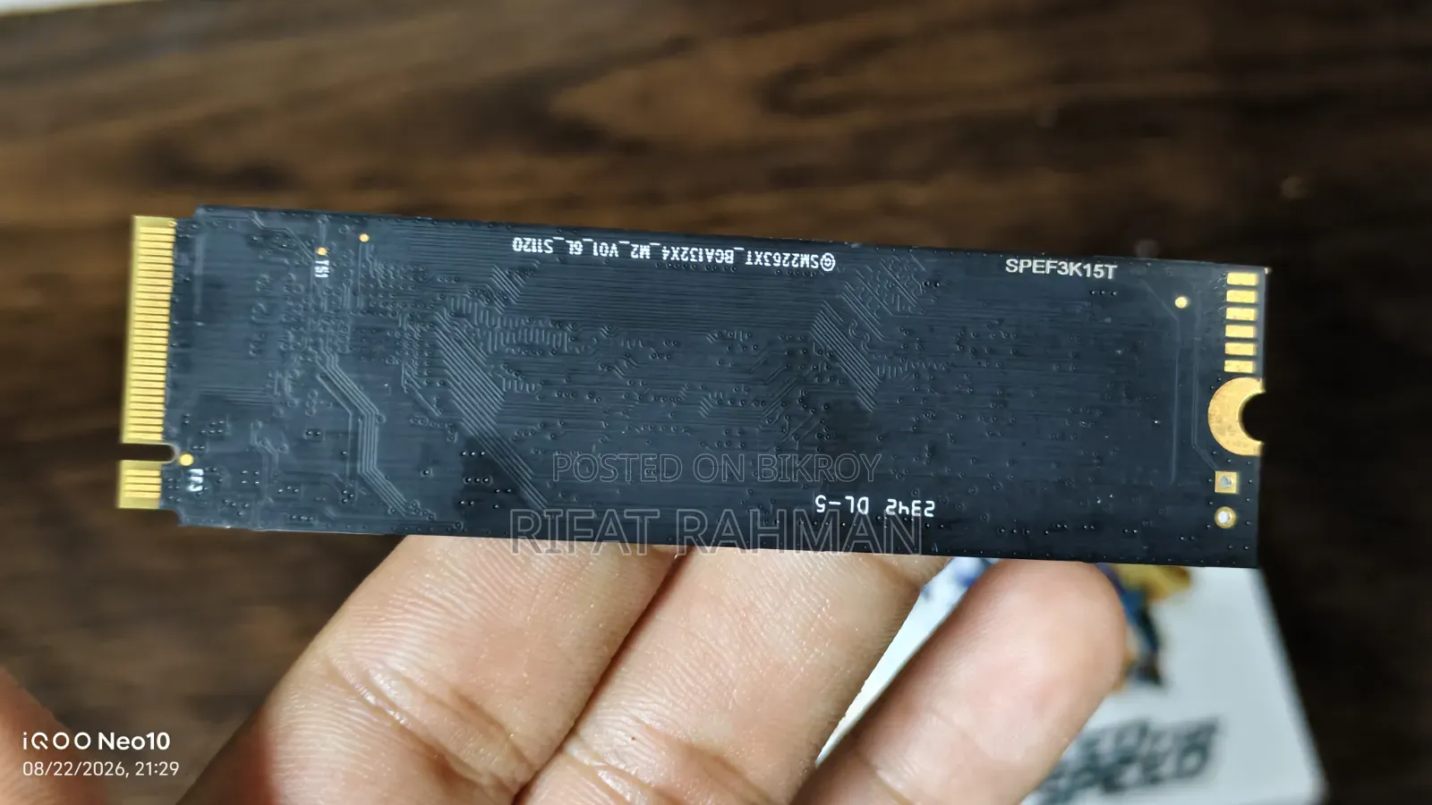 TXRUI 256GB M.2 NVMe SSD — Brand New