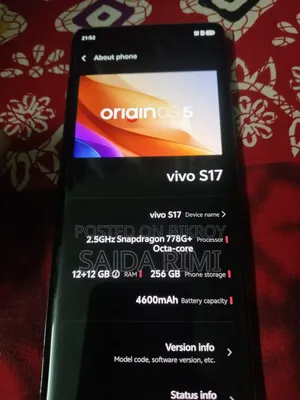 Vivo S17 256 GB Green