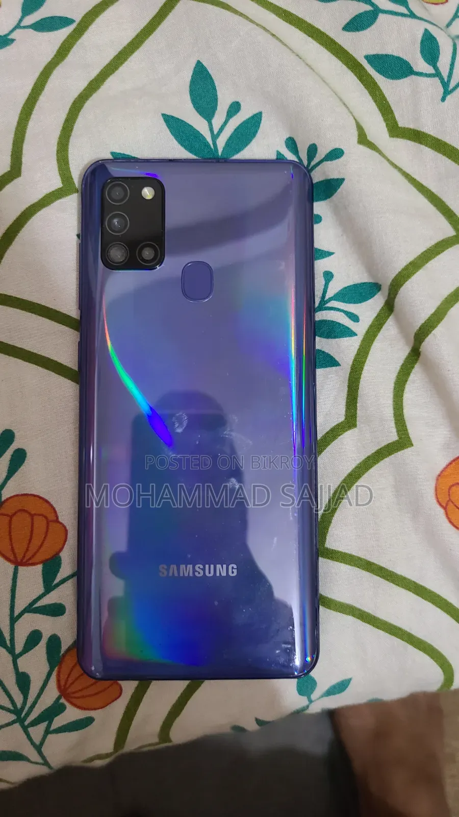 স্যামসাং গ্যালাক্সি এ২১এস ৬৪ জিবি ব্লু