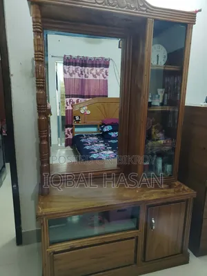 Dressing Table and Steel Almirah
