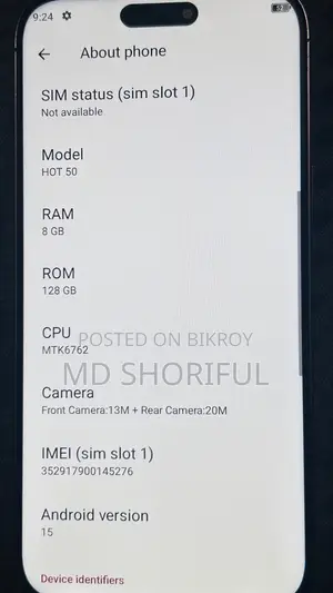 Vnus 128 GB Rose Gold