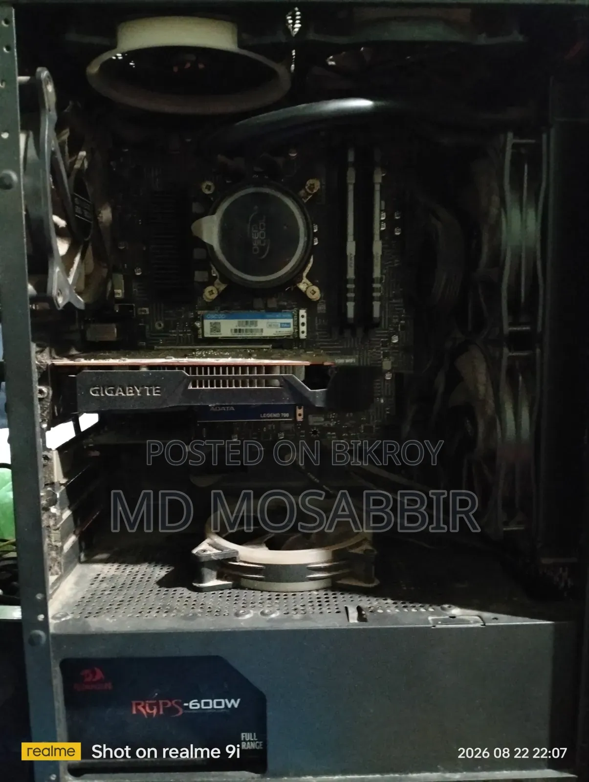 Desktop Computer Gigabyte 16GB Intel Core I5 SSD 256GB