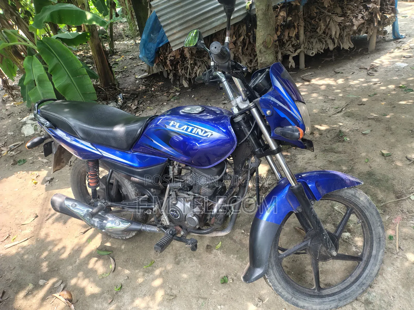 Bajaj Platina 100 2017 Blue