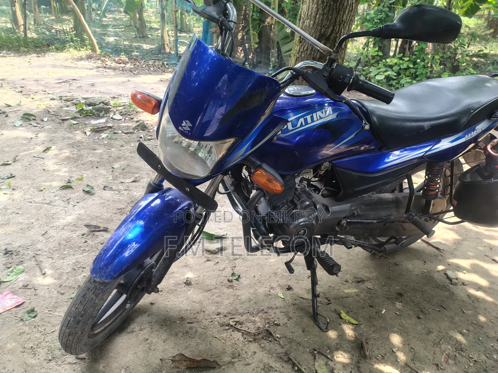 Bajaj Platina 100 2017 Blue