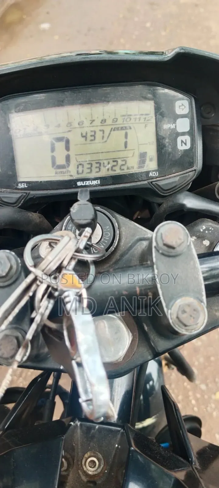 Suzuki Gixxer 2017 Black