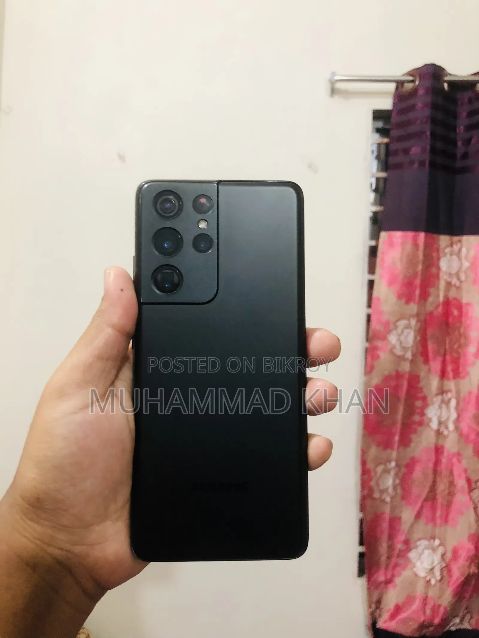 স্যামসাং গ্যালাক্সি এস২১ আল্ট্রা ৫জি ২৫৬ জিবি কালো